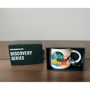 Starbucks Utah Discovery Series Ceramic Mug 2oz Ornament New In Box christmas